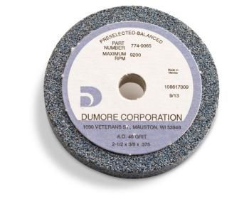 Grinding Wheel for Dumore Series 57 Tool Post Grinder | 2 1/2" Diameter, 3/8" Thick, 3/8" Hole, Code 1 | Dumore 774-0065