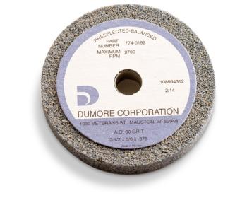 Grinding Wheel for Dumore Series 44 Tool Post Grinders | 2 1/2" Diameter, 3/8" Thick, 3/8" Hole, Code 3 | Dumore 774-0192