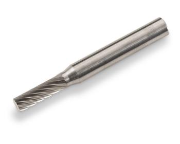 Dumore Rotary File (Carbide Bur) R877-0043 for Dumore Grinders | 1/4" Shank, Cylindrical, 3/16" Cutting Diameter, 1/2" Cutting Length