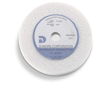 Grinding Wheel for Dumore Series 57 Tool Post Grinders | 4" Diameter, 1/2" Thick, 1/2" Hole, Code 3 | Dumore 774-0105